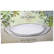 Wholesale - 2pc Oval Platters CB C/P 4, UPC: 850040079203